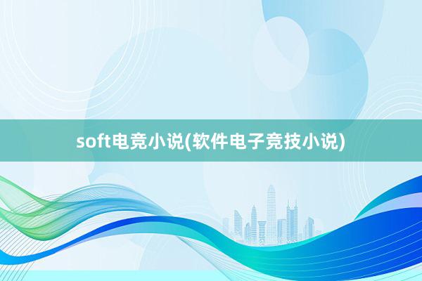 soft电竞小说(软件电子竞技小说)