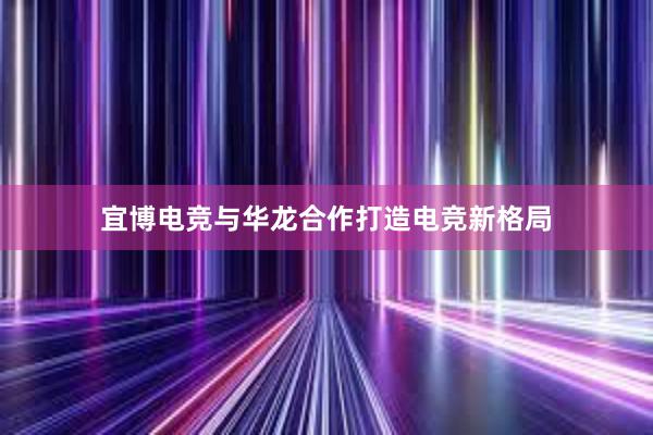 宜博电竞与华龙合作打造电竞新格局